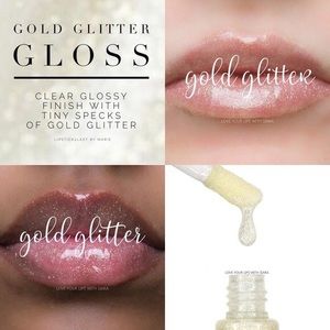 LipSense Gold Glitter Gloss